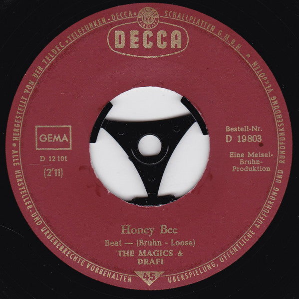 Drafi Deutscher And His Magics : Honey Bee  (7", Single)