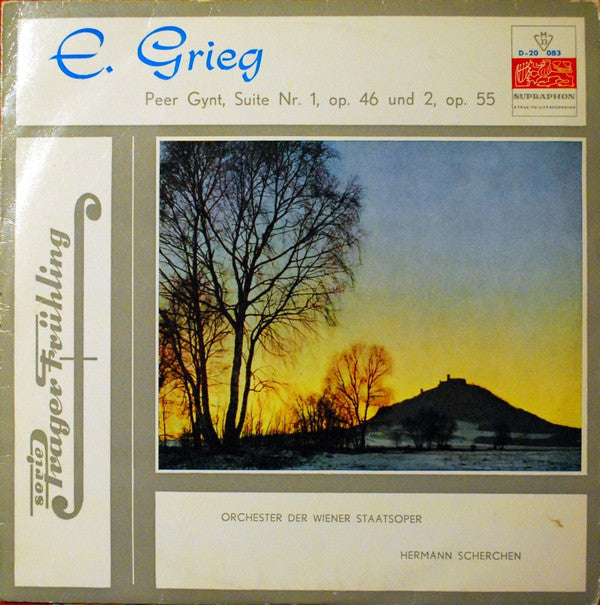 Edvard Grieg - Orchester Der Wiener Staatsoper / Hermann Scherchen : Peer Gynt Suite 1 Und 2 (10", Mono)