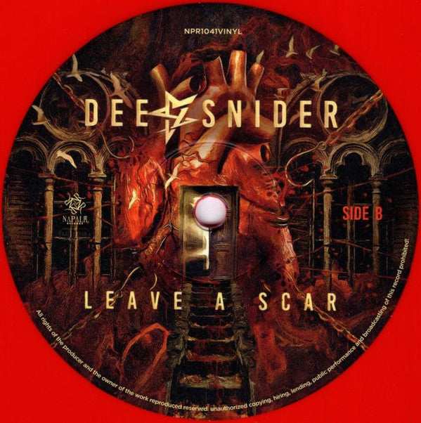 Dee Snider : Leave A Scar (LP, Album, Red)