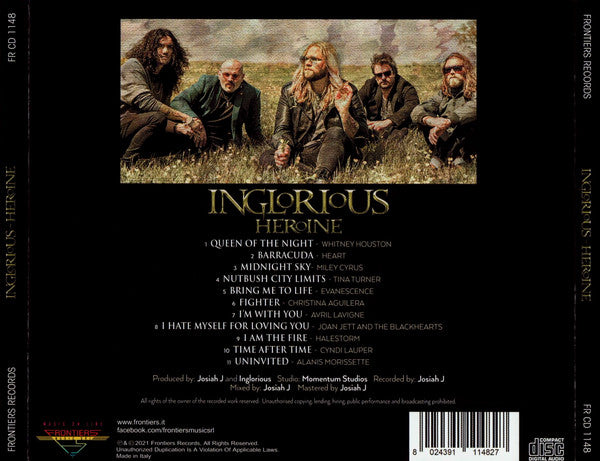 Inglorious (2) : Heroine (CD, Album)