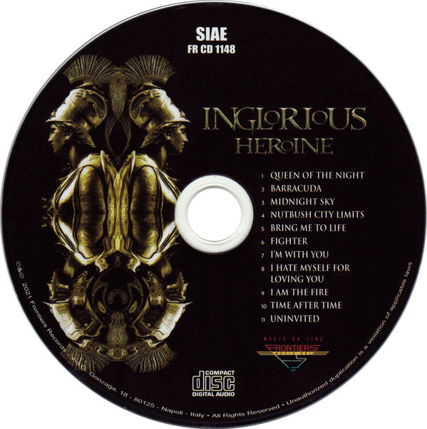 Inglorious (2) : Heroine (CD, Album)