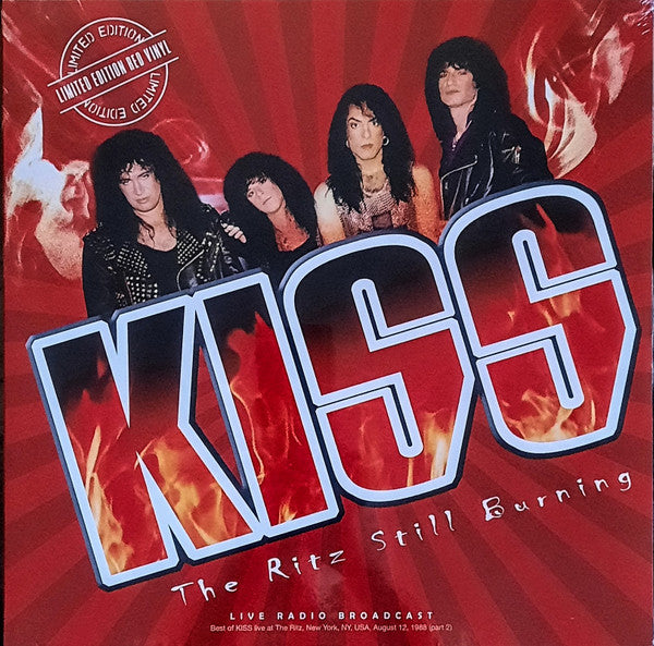 Kiss : The Ritz Still Burning (LP, Unofficial, Red)