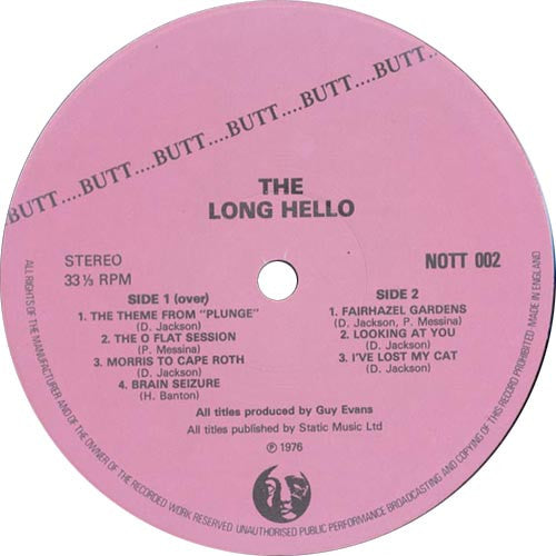 The Long Hello : The Long Hello (LP, Album, RE)