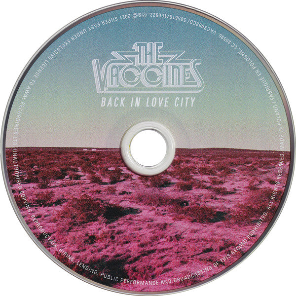 The Vaccines : Back In Love City (CD, Album)