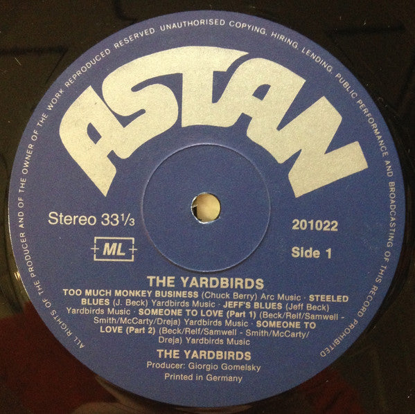 The Yardbirds : Shapes Of Things (LP, Comp)