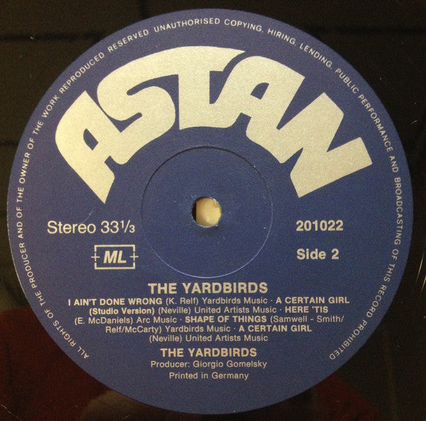 The Yardbirds : Shapes Of Things (LP, Comp)