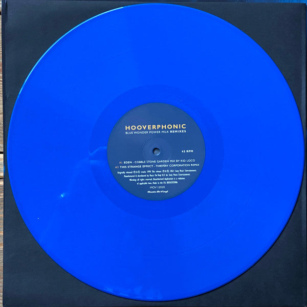 Hooverphonic : Blue Wonder Power Milk Remixes (12", Ltd, Num, Sol)