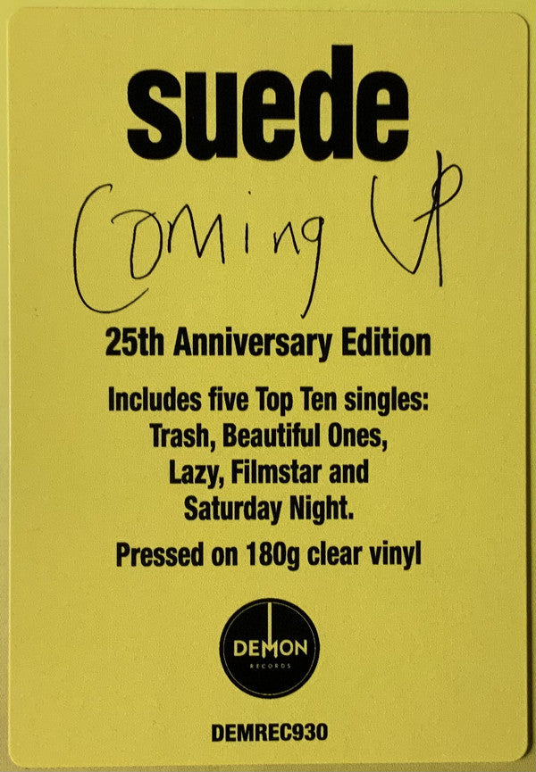 Suede : Coming Up (LP, Album, RE, Cle)