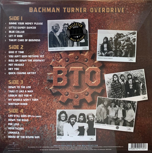 Bachman-Turner Overdrive : Collected (2xLP, Comp)