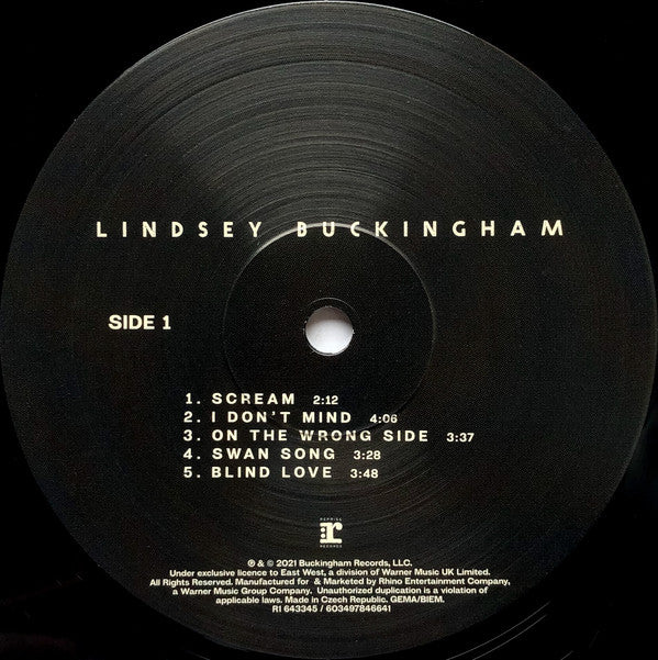 Lindsey Buckingham : Lindsey Buckingham (LP, Album)