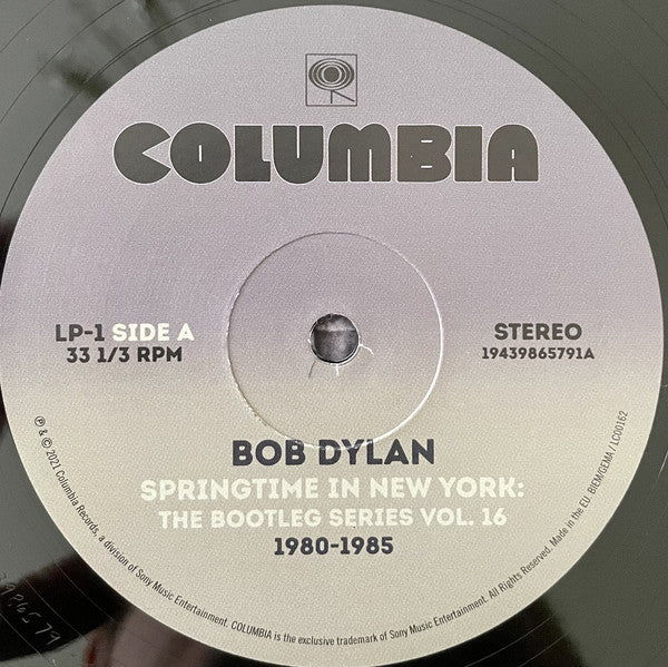 Bob Dylan : Springtime In New York: The Bootleg Series Vol. 16 1980–1985 (2xLP)