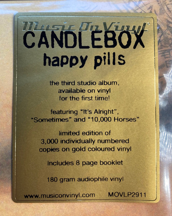 Candlebox : Happy Pills (2xLP, Album, Ltd, Num, Gol)