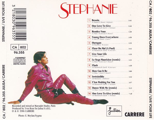 Stephanie (2) : Live Your Life (CD, Album)