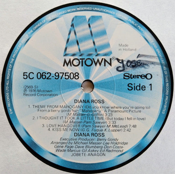 Diana Ross : Diana Ross (LP, Album, RE, RP)