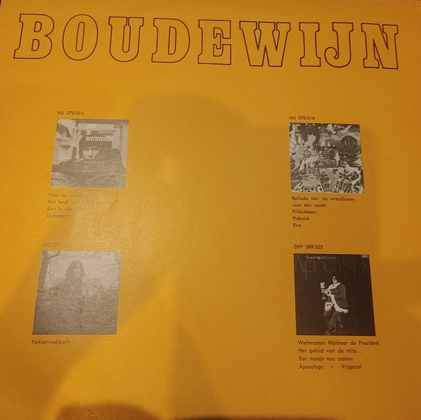 Boudewijn De Groot : Vijf Jaar Hits (2xLP, Comp, Gat)