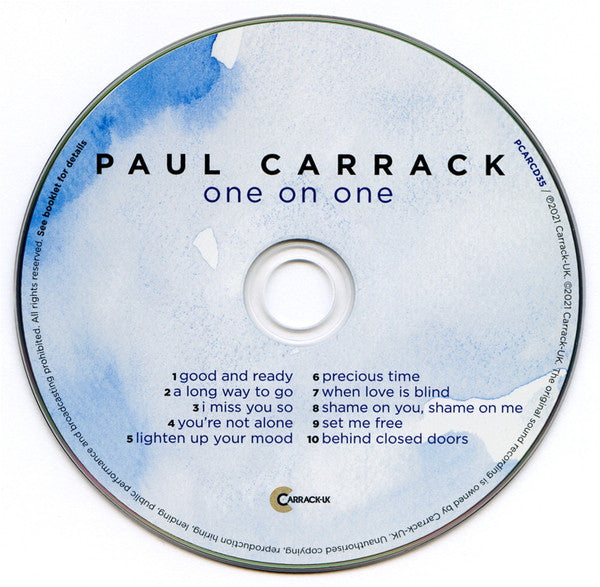 Paul Carrack : One On One (CD, Album)