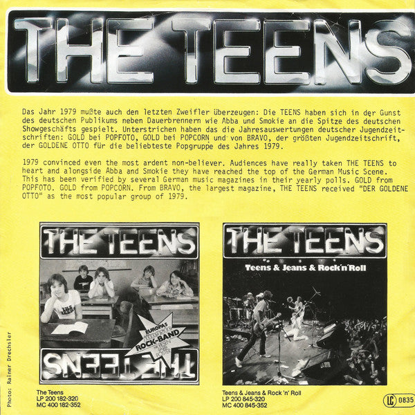 The Teens : Give Me More (7", Single)