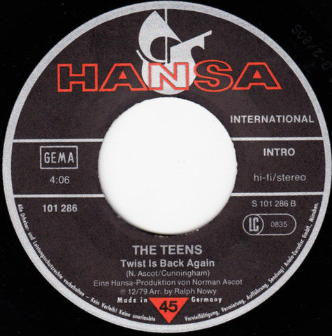 The Teens : Give Me More (7", Single)