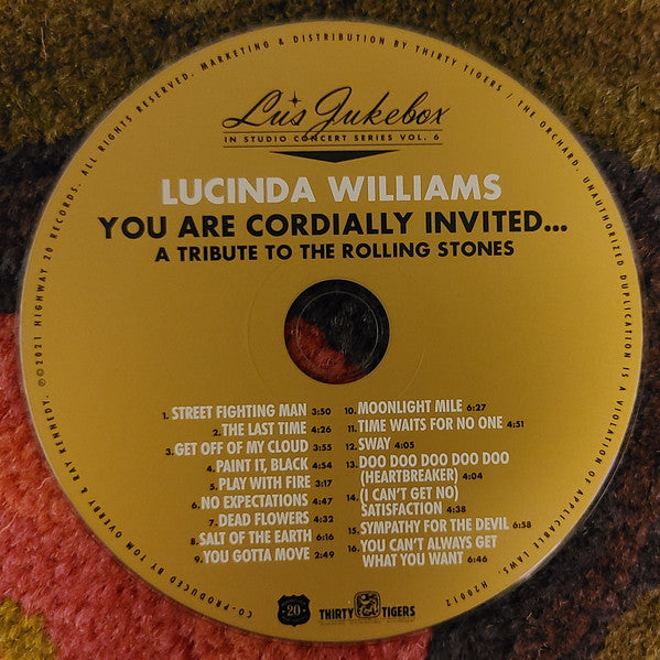 Lucinda Williams : You Are Cordially Invited... A Tribute To The Rolling Stones (CD, Album)