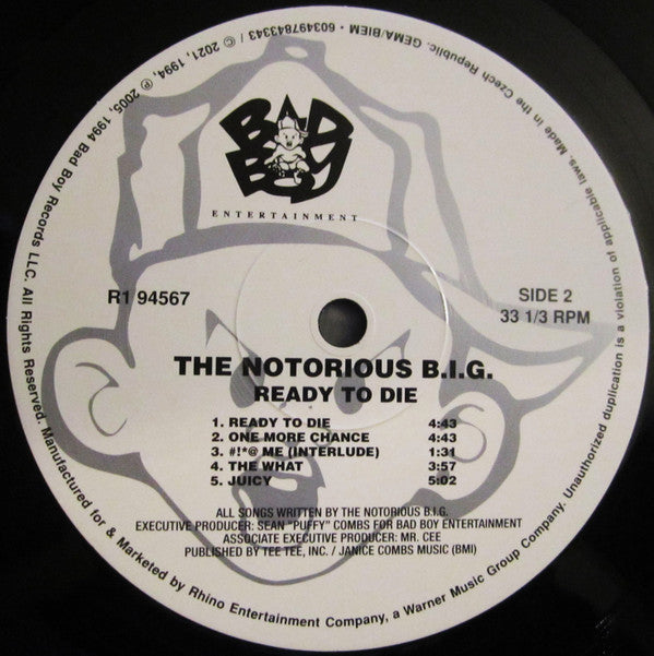 The Notorious BIG - The Notorious BIG - Ready To Die  (LP) - Discords.nl
