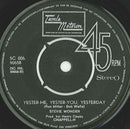 Stevie Wonder : Yester-Me, Yester-You, Yesterday (7", Single)