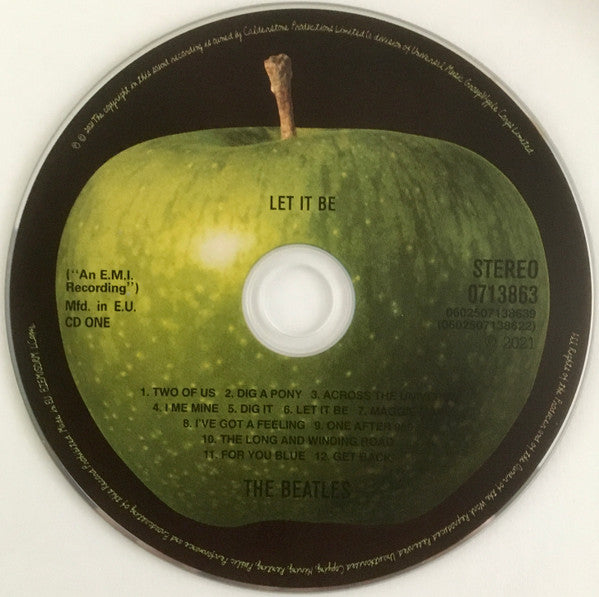 The Beatles : Let It Be (CD, Album, RE + CD, Mono)