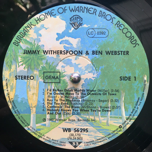 Jimmy Whitherspoon* & Ben Webster : That's Jazz (LP, RE)