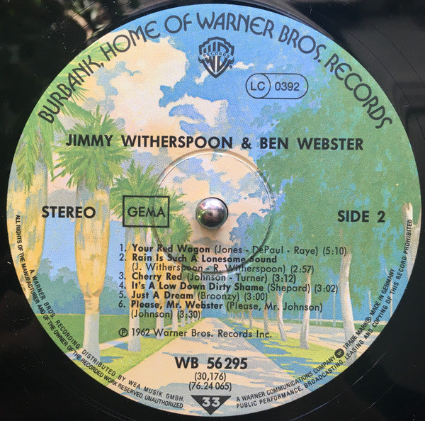 Jimmy Whitherspoon* & Ben Webster : That's Jazz (LP, RE)