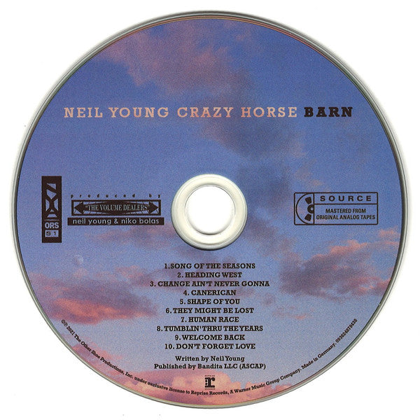 Neil Young, Crazy Horse : Barn (CD, Album)