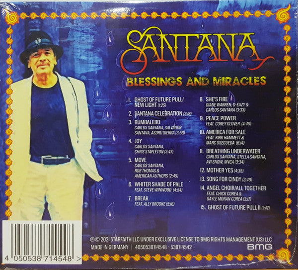 Santana : Blessings And Miracles (CD, Album)