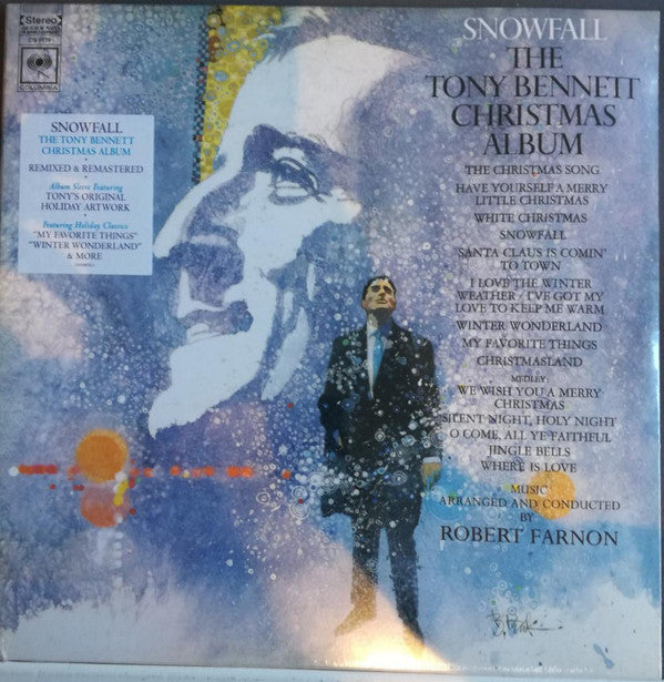 Tony Bennett : Snowfall (The Tony Bennett Christmas Album) (LP, Album, RE, RM)