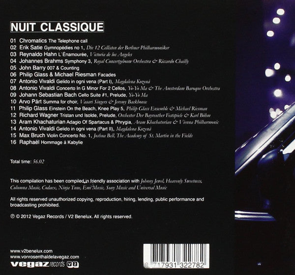 Von Rosenthal De La Vegaz : Nuit Classique (CD, Comp)