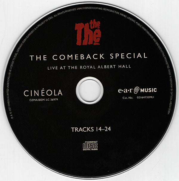 The The : The Comeback Special (Live At The Royal Albert Hall) (2xCD, Album, Ltd, Med)