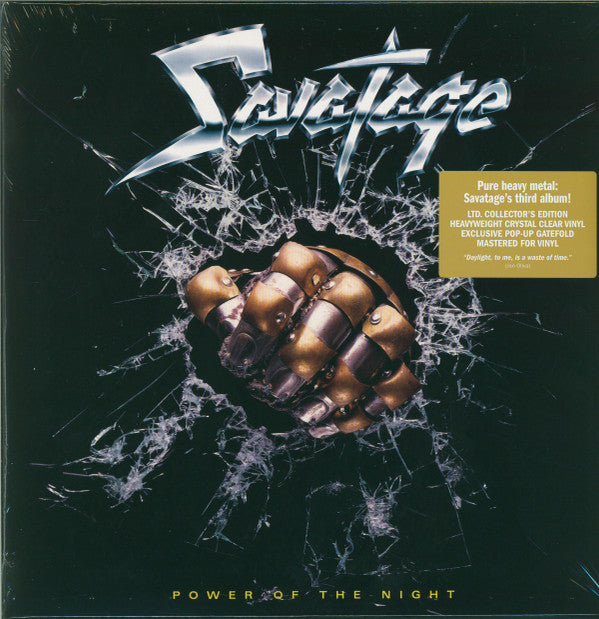Savatage : Power Of The Night (LP, Album, Ltd, RE, Cry)
