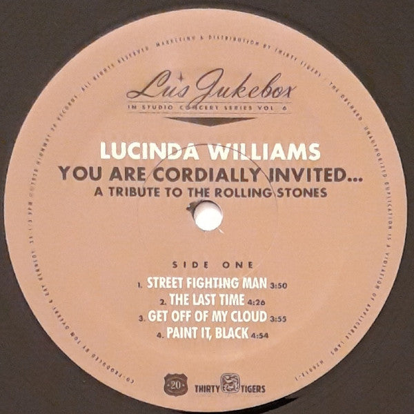 Lucinda Williams : You Are Cordially Invited... A Tribute To The Rolling Stones (2xLP, Album)