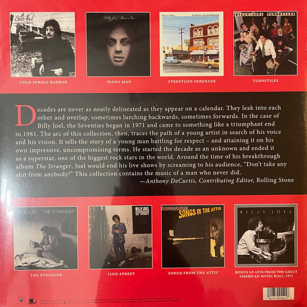 Billy Joel : The Vinyl Collection, Vol. 1 (6xLP, Album, RE + LP, Album, Comp, RE + 2xLP, Comp)
