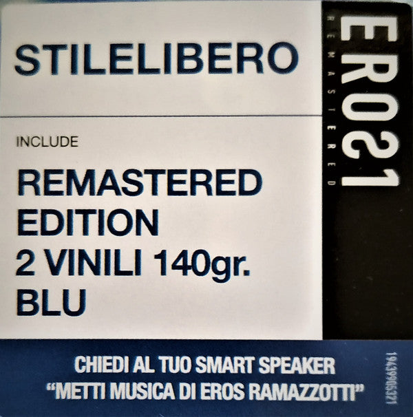 Eros Ramazzotti : Stilelibero (2xLP, Album, RE, RM, Blu)