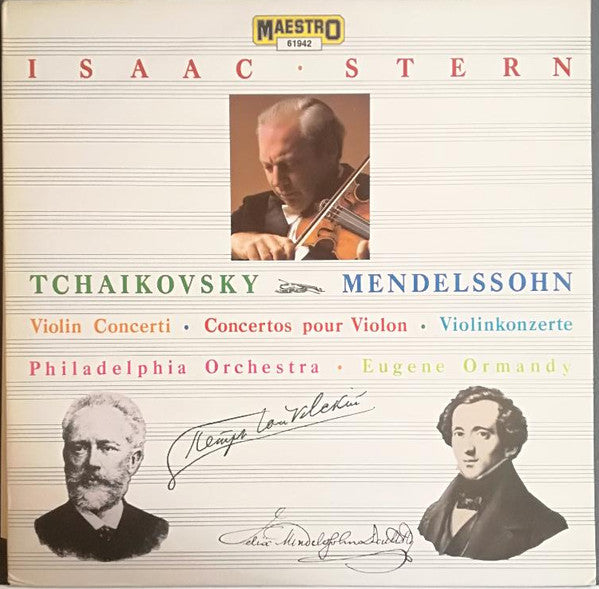 Isaac Stern, Tchaikovsky* / Mendelssohn* : Conciertos Para Violin (LP)