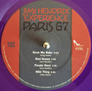 The Jimi Hendrix Experience : Paris 67 (LP, Album, Ltd, Pur)