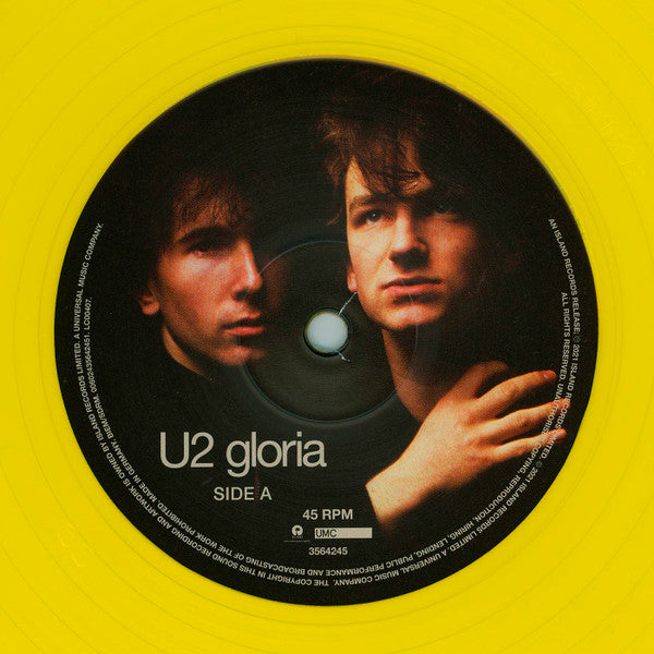 U2 : Gloria (12", EP, Ltd, Yel)