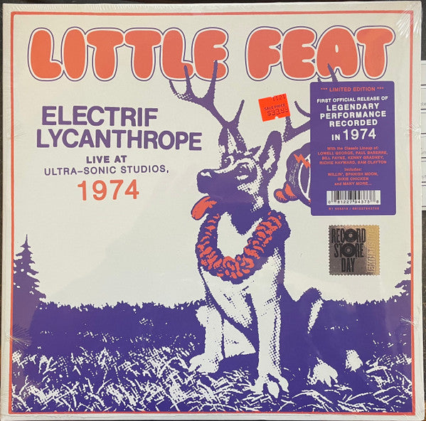 Little Feat : Electrif Lycanthrope Live At Ultra-Sonic Studios, 1974 (2xLP, Album, Ltd)