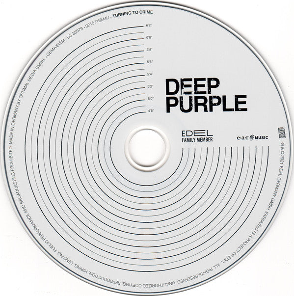 Deep Purple : Turning To Crime (CD, Album)