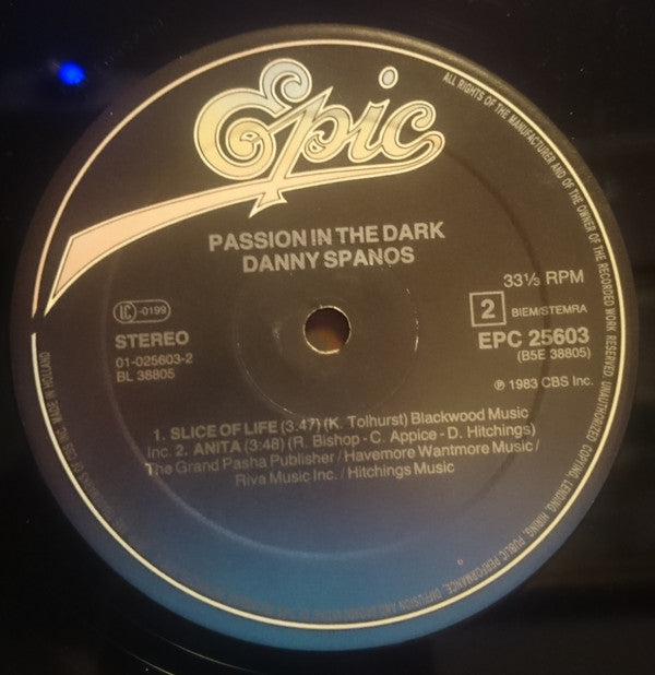 Danny Spanos : Passion In The Dark (12", MiniAlbum)