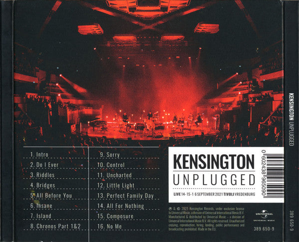 Kensington : Unplugged  (CD, Album, Mono)