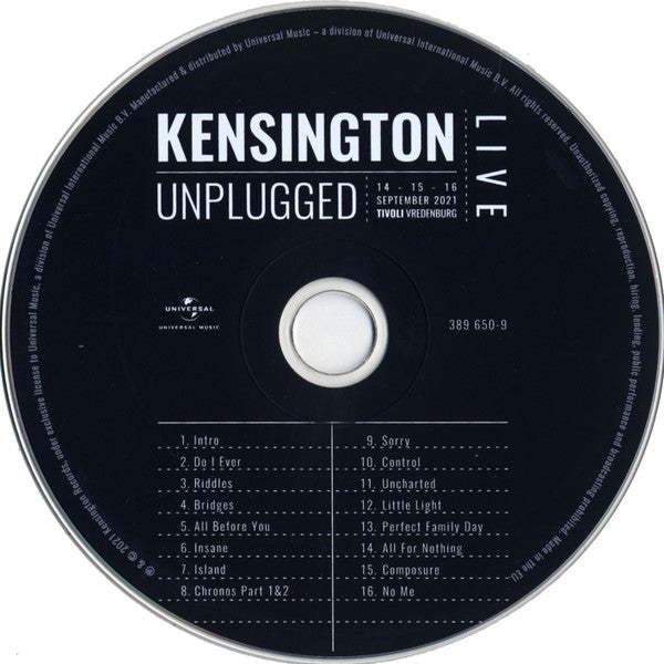 Kensington : Unplugged  (CD, Album, Mono)