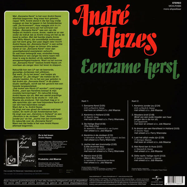 André Hazes - Eenzame Kerst (LP) - Discords.nl