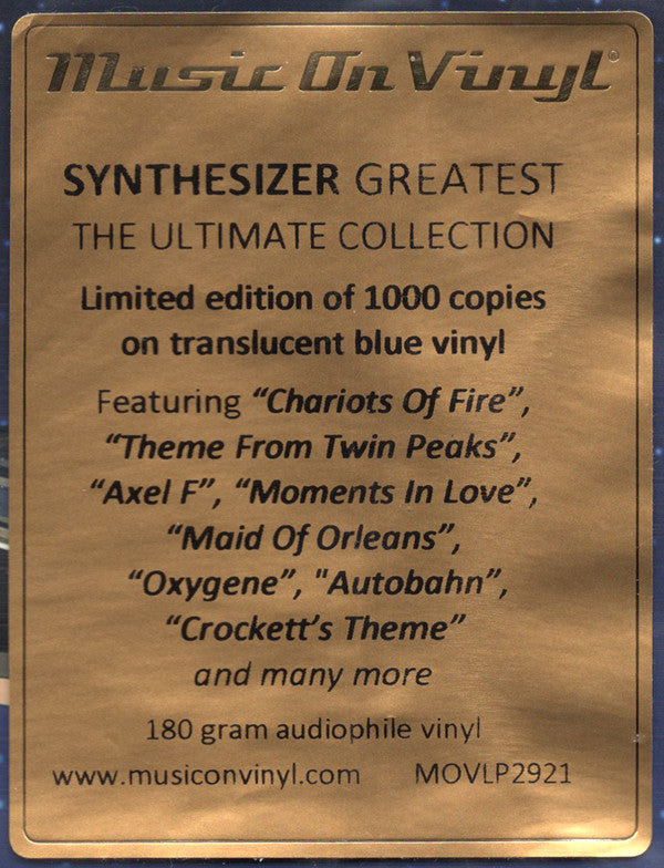 Ed Starink : Synthesizer Greatest (The Ultimate Collection) (LP, Comp, Ltd, Num, Blu)