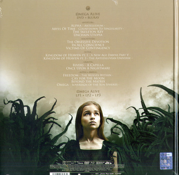 Epica (2) : Omega Alive (Blu-ray + DVD-V, NTSC + 3xLP, Album, Gre + Ltd, Ea)
