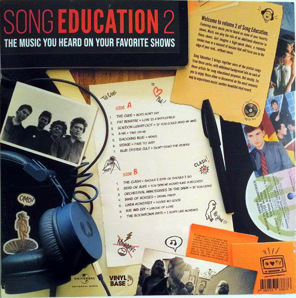 Various : Song Education 2 (LP, Comp, Ltd, Yel)