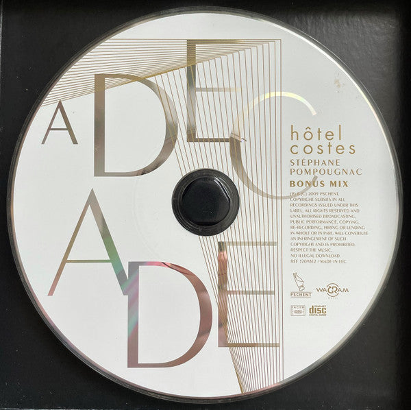 Stéphane Pompougnac : Hôtel Costes - 1999 - 2009 - A Decade (2xCD, Comp, Mixed)